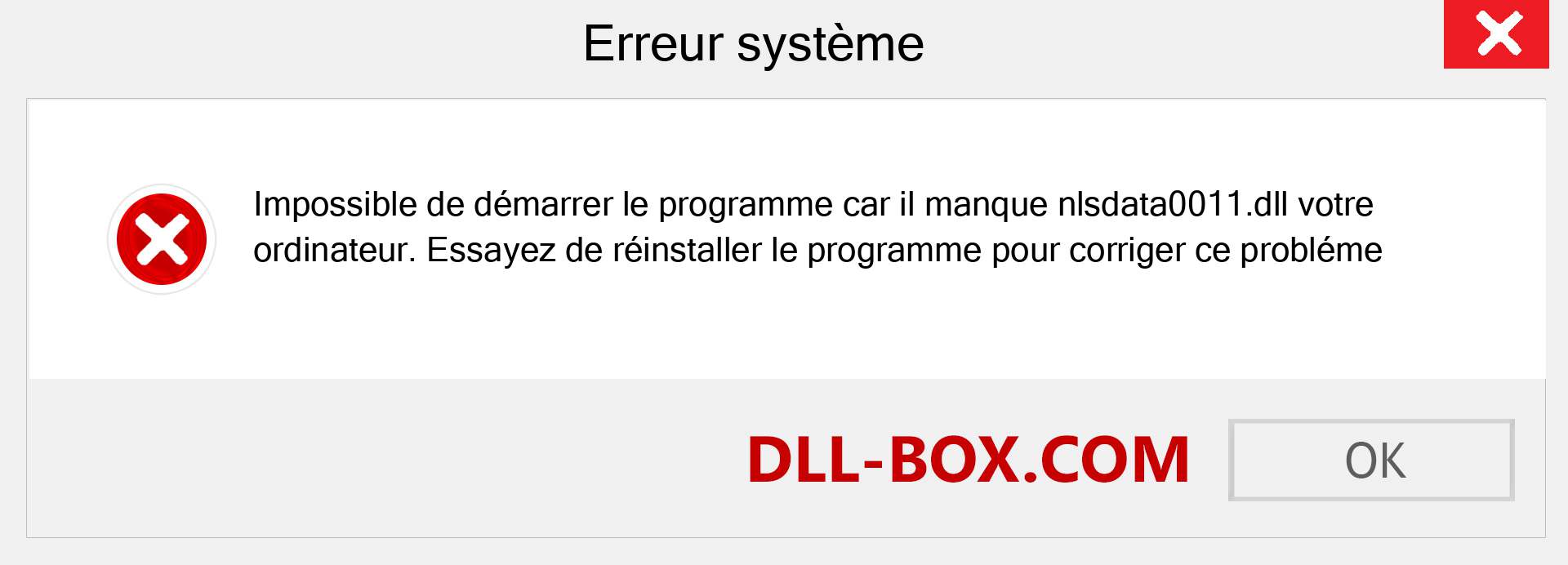 Le fichier nlsdata0011.dll est manquant ?. Télécharger pour Windows 7, 8, 10 - Correction de l'erreur manquante nlsdata0011 dll sur Windows, photos, images